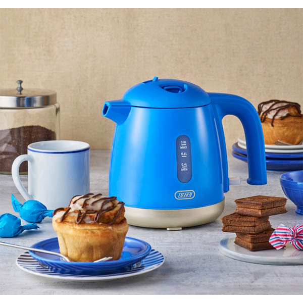 Toffy 給湯ロック付き電気ケトル0.8L フレンチブルー