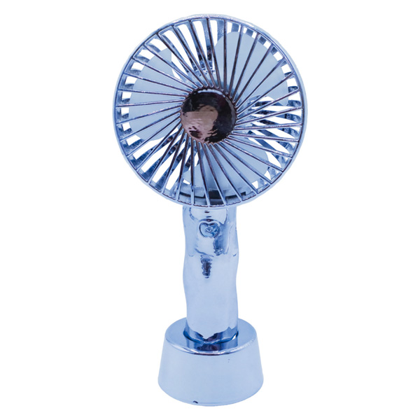 olu ハンディファン Wavy メタリックブルー